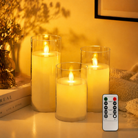 Ivory Flicker Candle