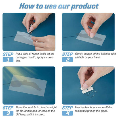Windshield Crack Repair Kit