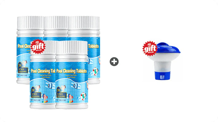 🔥Last Day 50% OFF🏊‍♂️Pool Cleaning Tablets for Crystal Clear Water